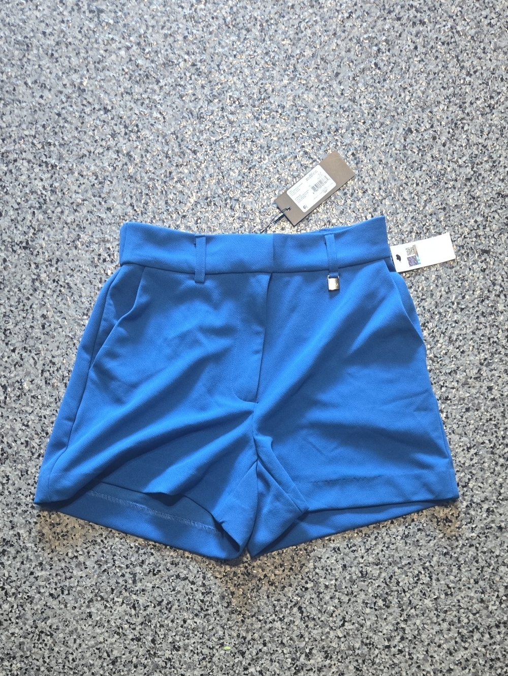 Mexx High-Rise Royal Blue Women's Tailored Shorts. Brand New With Tags